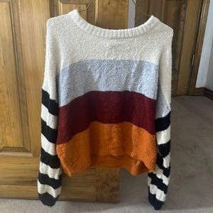 Multi color sweater